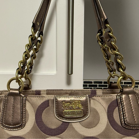 Coach Madison Op Art Tote - Picture 2 of 14